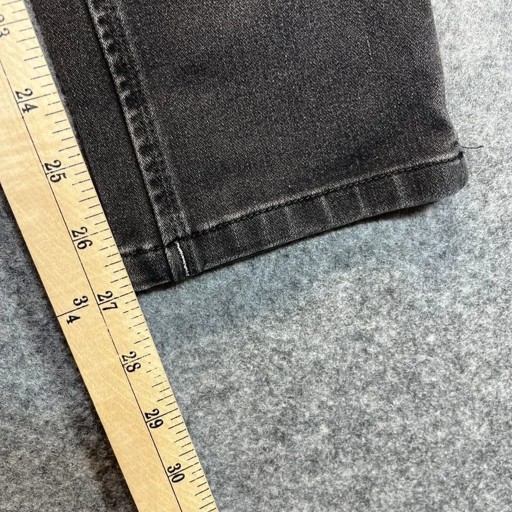 DL1961 Jeans Women's 27 Angel‎ Mid Rise Skinny Ankle Black Stretch Denim Pants